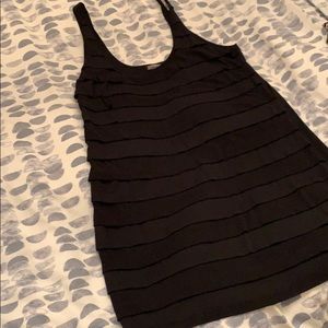 Express Black Cotton Tunic/Mini Dress